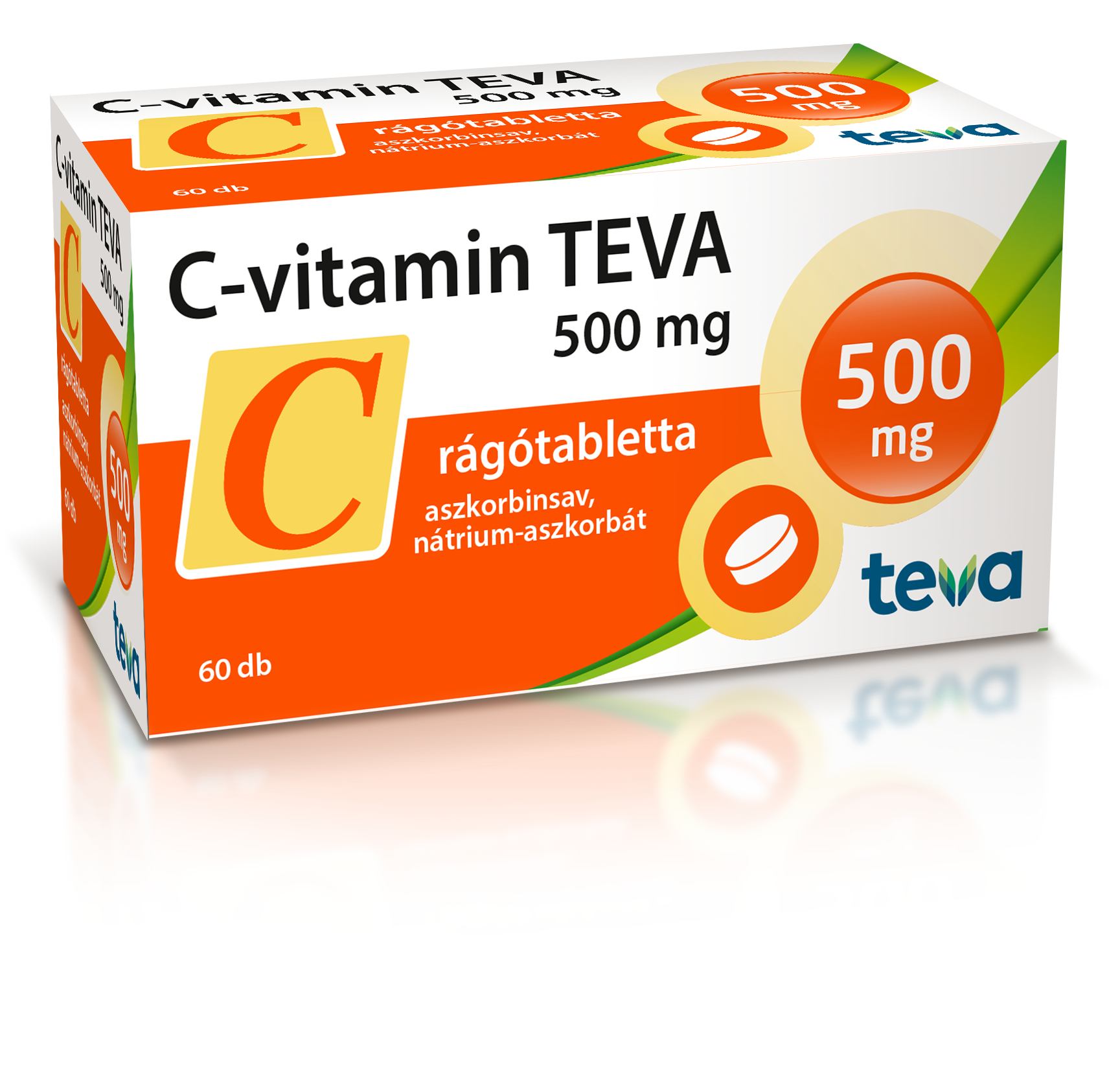 C vitamin TEVA 500mg r g tabletta 60x C