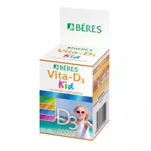 Béres Vita-D3 Kid 800 NE étrendkiegészítő rágótabletta 50x