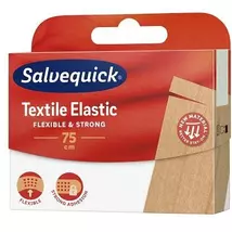 Salvequick sebtapasz textil elastic 75cmx 6cm