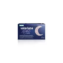 Valeriana Night Forte gyógynövénykivonatokat tartalmazó étrend-kiegészítő lágyzselatin kapszula 30x