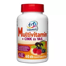 1x1 Vitamin Family multivitamin + cink + vas rágótabletta 60x