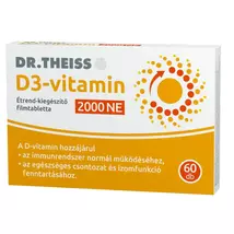 Dr. Theiss D3-vitamin 2000NE étrend-kiegészítő filmtabletta 60x