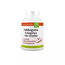 Interherb XXL 90 db FOKHAGYMA & GALAGONYA +B1-vitamin tabletta