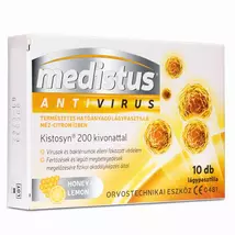 Medistus® Antivirus lágypasztilla méz-citrom ízben 10x