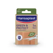 Hansaplast Green & Protect öko-barát sebtapasz 1m x 6 cm