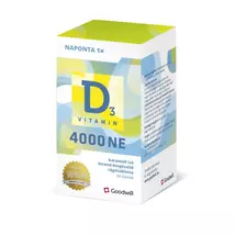 Goodwill D3-vitamin 4000 NE rágótabletta 90x