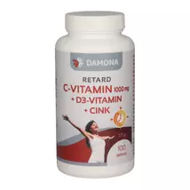 Damona C-vitamin 1000 mg + D3 + cink retard tabletta 100x