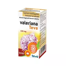 Valeriana TEVA 100 mg étrend-kiegészítő filmtabletta 50x