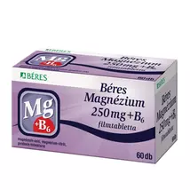 Béres Magnézium 250mg+B6 filmtabletta 60x