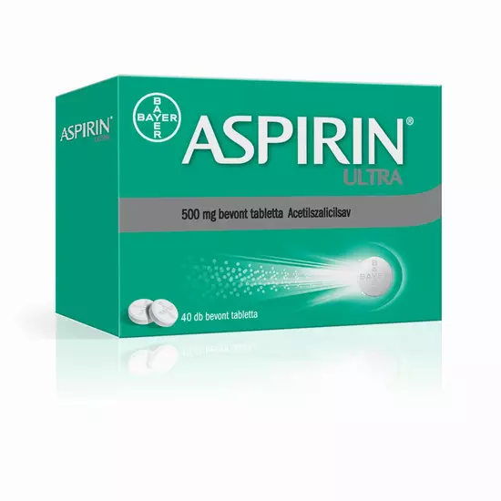 Aspirin Ultra 500mg bevont tabletta 40x
