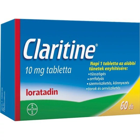 Claritine 10mg tabletta 60x