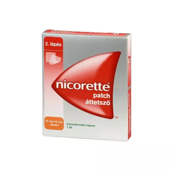 Nicorette Patch 15mg/16h transzdermális tapasz 7x