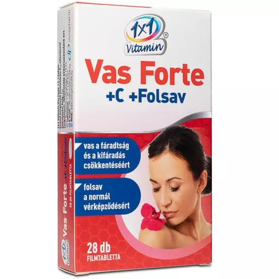 1x1 Vitamin Vas Forte + C + Folsav filmtabletta 28x