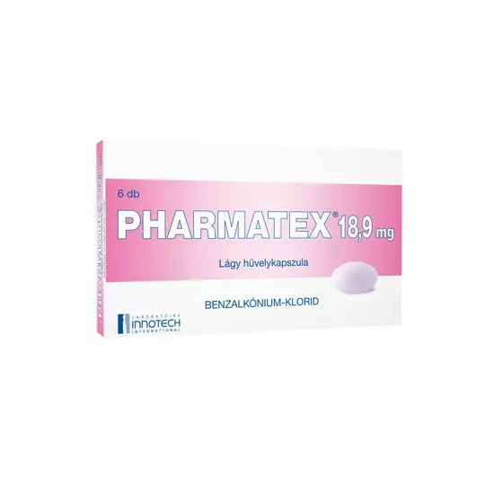 Pharmatex 18,9 mg lágy hüvelykapszula 6x