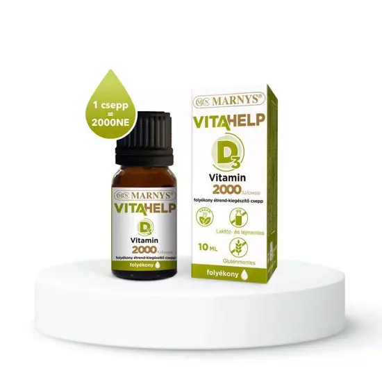 Marnys D3-Vitamin Tartalmú Folyékony Étrend-Kiegészítő Csepp 30ml