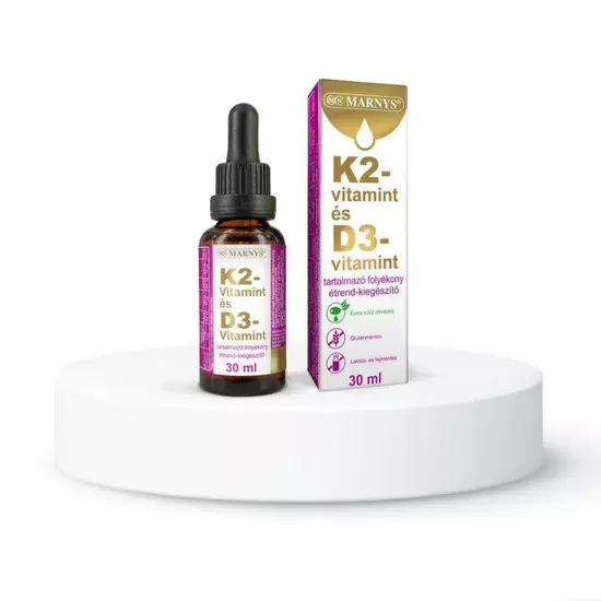 Marnys K2- És D3-Vitamin Tartalmú Folyékony Étrend-Kiegészítő Csepp 30ml