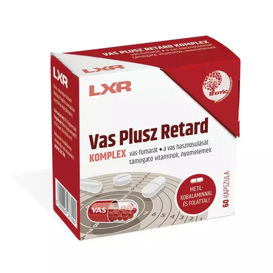 LXR Vas Plusz Retard Komplex kapszula 60x