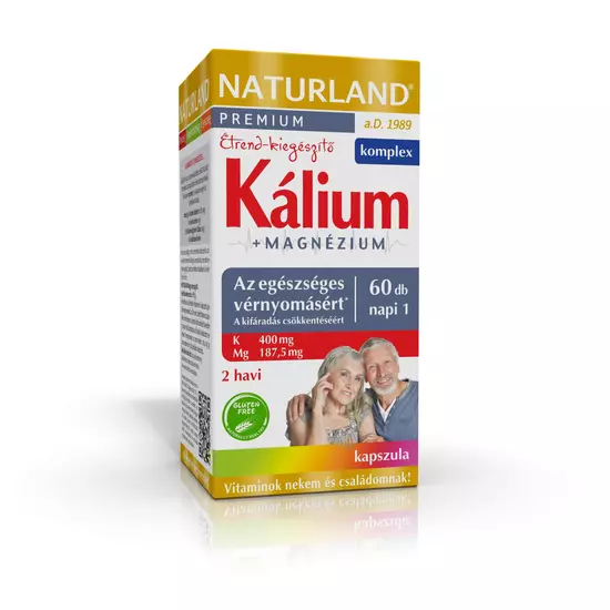 Naturland Kálium + magnézium kapszula 60x