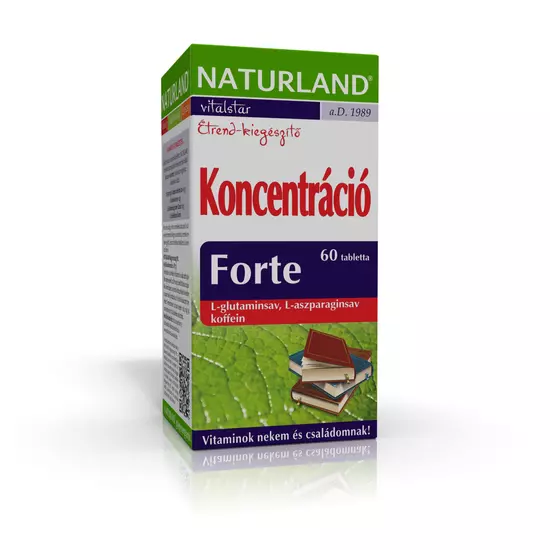 Naturland Koncentráció forte tabletta 60x