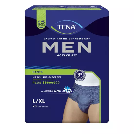 TENA Men Active Fit Pants Plus L/XL 8x