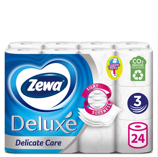 Zewa Deluxe 3 rétegű toalettpapír Delicate Care 24x