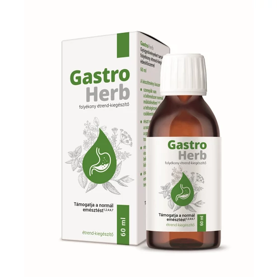 GASTROHERB folyékony étrend- kiegészítő 60ml