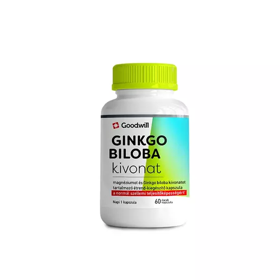 Goodwill Ginkgo biloba kivonat kapszula 60x