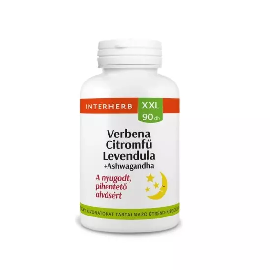 Interherb XXL 90 db Verbena&Citromfű&Levendula&Ashwagandha tabletta