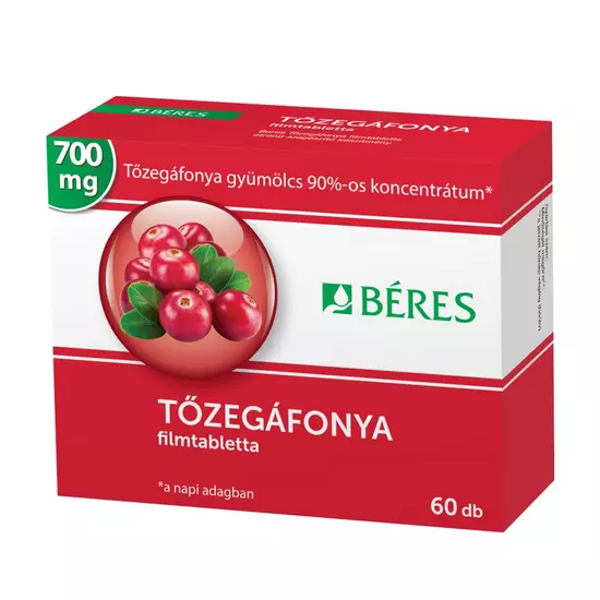 Béres Tőzegáfonya filmtabletta 60x