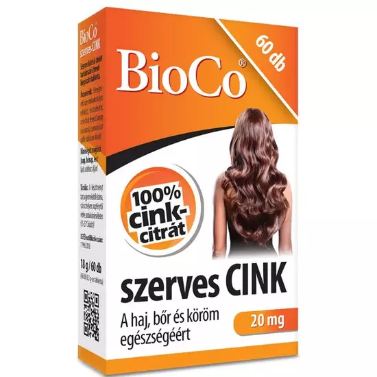 BioCo Szerves Cink tabletta 60x