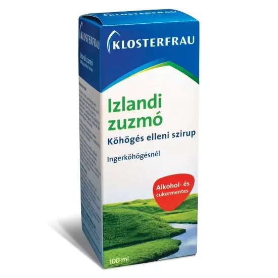 Izlandi zuzmó köhögés elleni szirup 100ml